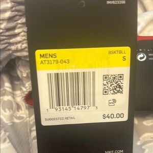 Nike Men's Red Basketball Shorts